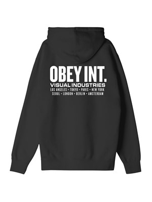 OBEY OBEY 112843553 Fel.Blk Int.Visua Nero Uomo in Felpe