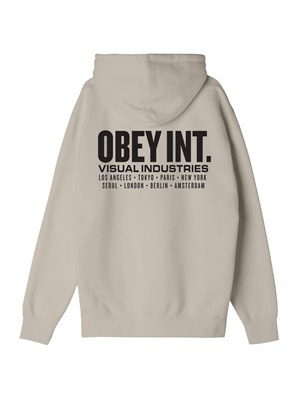 OBEY OBEY 112843553 Fel.Sig Int.Visua Grigio Uomo in Felpe