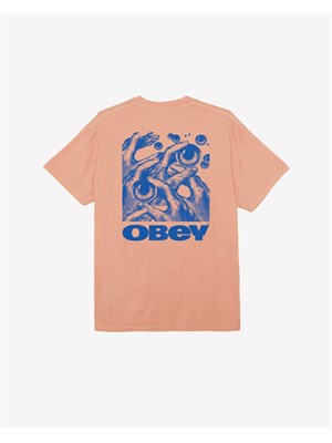 OBEY OBEY 163813747 Tee Snc Eyes In Arancio Uomo in T-shirt