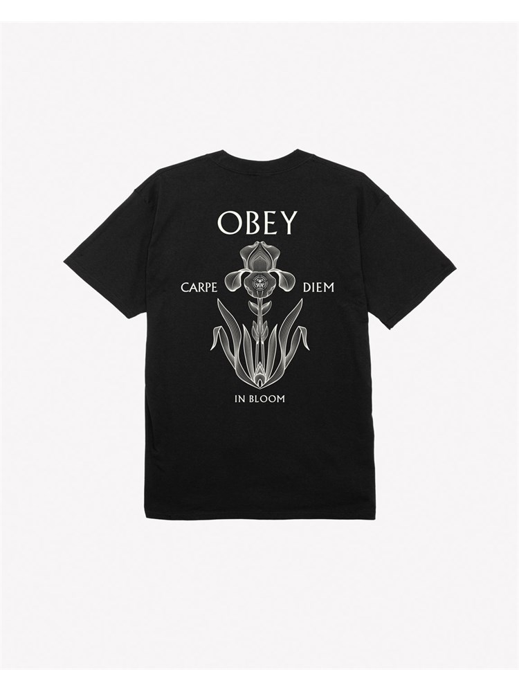 OBEY OBEY 165263775 Tee Blk Iris Bloo Nero Uomo