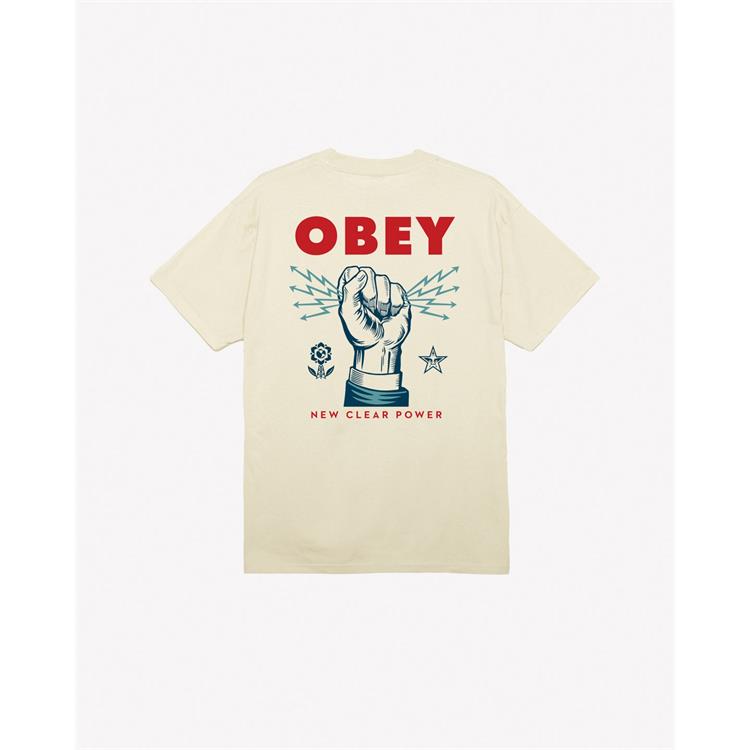 OBEY OBEY 165263779 Tee Crm New Clear Giallo Uomo