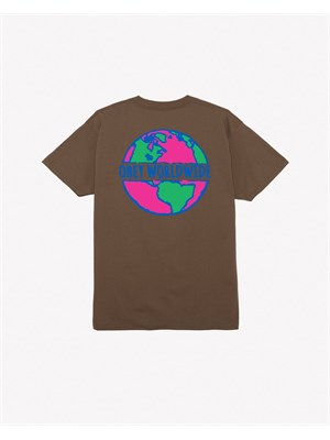 OBEY OBEY 165263783 Tee Slt Planet Cl Marrone Uomo in T-shirt