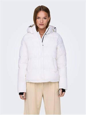 ONLY ONLY 15287909 Wht Onlann Puffer Nero-Marrone-Bianco Donna in Giacche