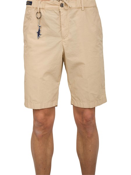 pantalone bermuda uomo paulandshark beige 25414026