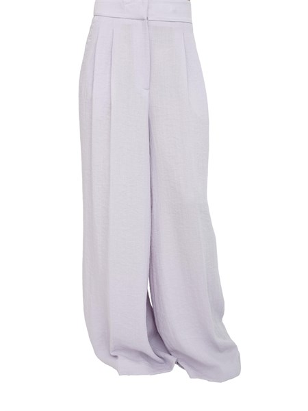 pantalone casual donna twin set lilla 251tt2281