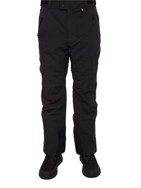 pantaloni da sci queyras k way uomo in tessuto nero k6126vw