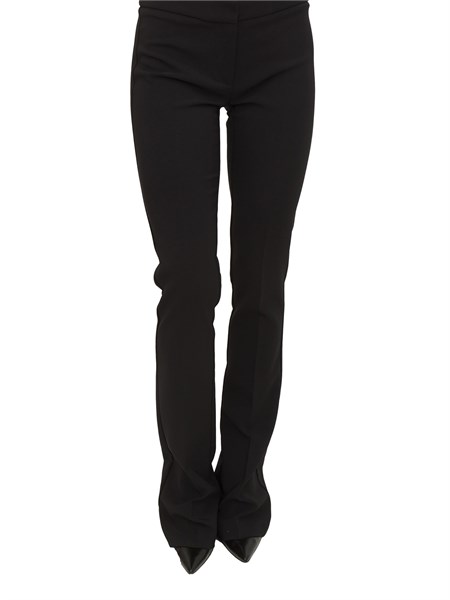 pantaloni elisabetta franchi in crepe leggero nero pa13357e2