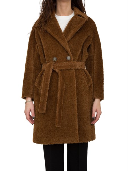 pelliccia donna marella marrone ippy