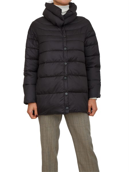 piumino rolando kocca in tessuto nero rolandopgb7605abun0000