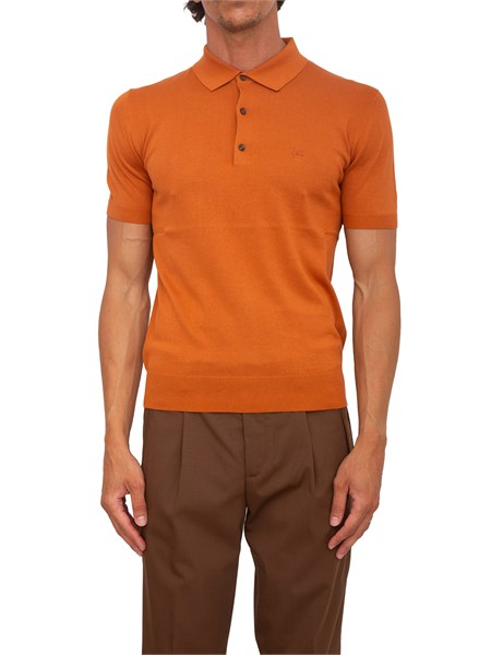 polo a maniche corte etro uomo arancione mrkf0004aq408