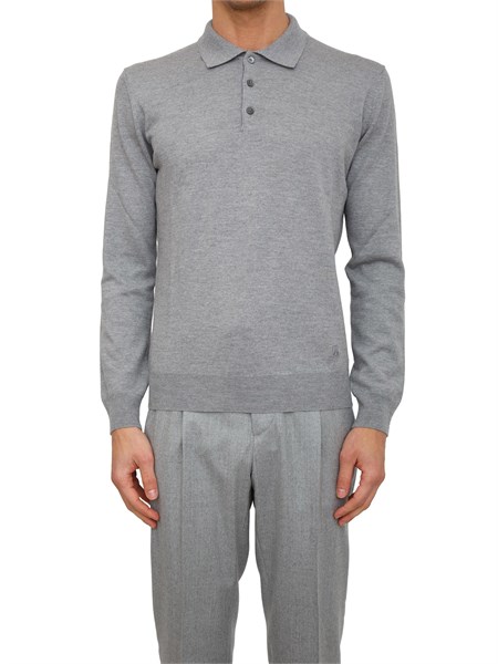 polo corneliani in pura lana vergine grigio 26m5072625100