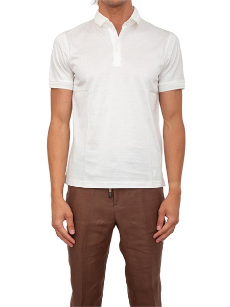 polo uomo corneliani bianco 25g5012525000