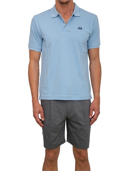 polo uomo la martina azzurro bpmp01pk031