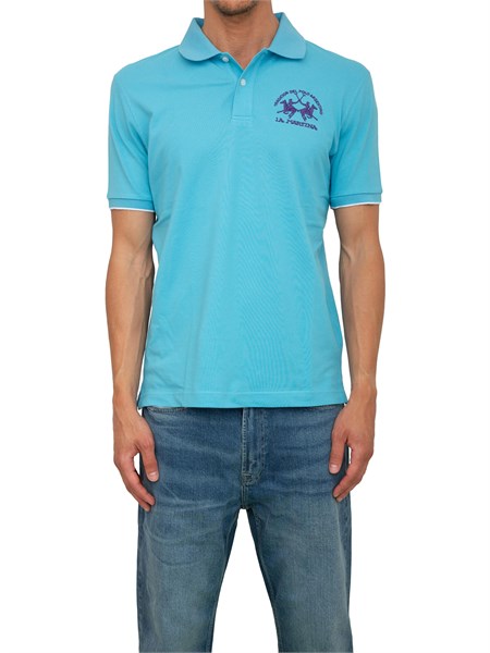 polo uomo la martina azzurro map001pk001