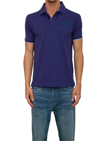 polo uomo la martina blu map001pk001