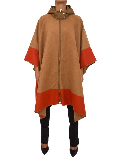 poncho donna etro cammello 114669014