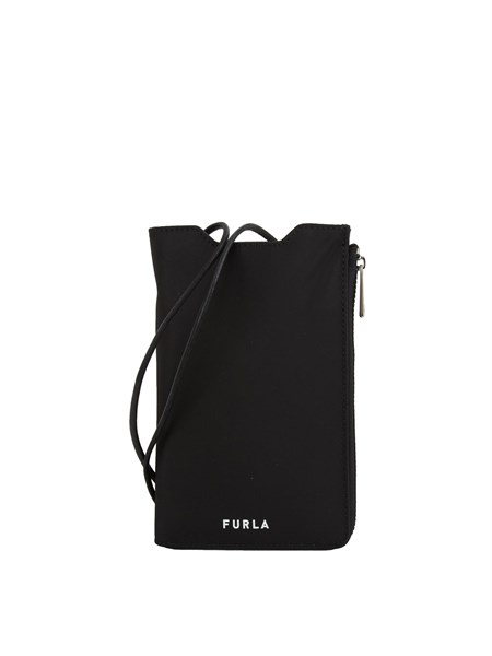 portacellulare furla cosmo in tessuto nero me00085s50000