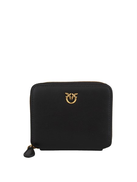 portafoglio pinko zip around piccolo in pelle nera 100249a0f1