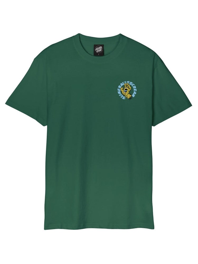 SANTA CRUZ SANTA CRUZ Sca-Tee-11001 Tee Grn Sb Hn Verde Uomo