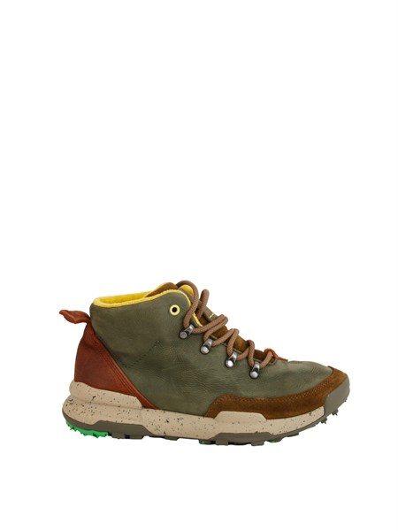 sneaker kiso premium satorisan uomo in pelle verde kisopremium120098a