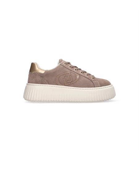 sneakers elodie liu jo donna in suede tortora elodie01bf6059px002