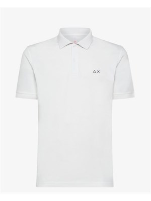 SUN68 SUN68 A34116 01 Polo Mc Under Collar Bianco Uomo in Polo