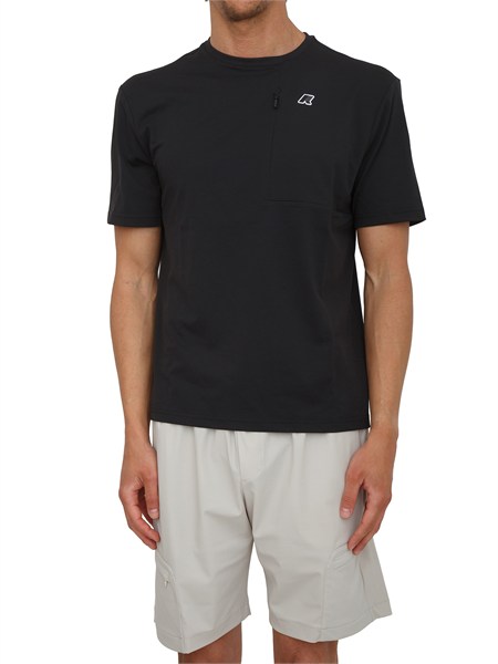 t shirt authion k way uomo in jersey quick dry nero k7125yw