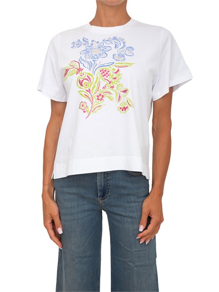 t shirt bianca emmparaggi emme marella con stampa emmparaggi