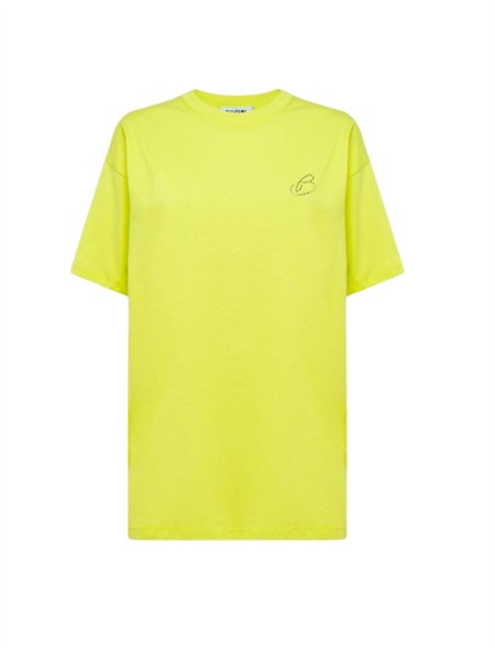 t shirt blugirl in cotone verde lime ra6042j3841