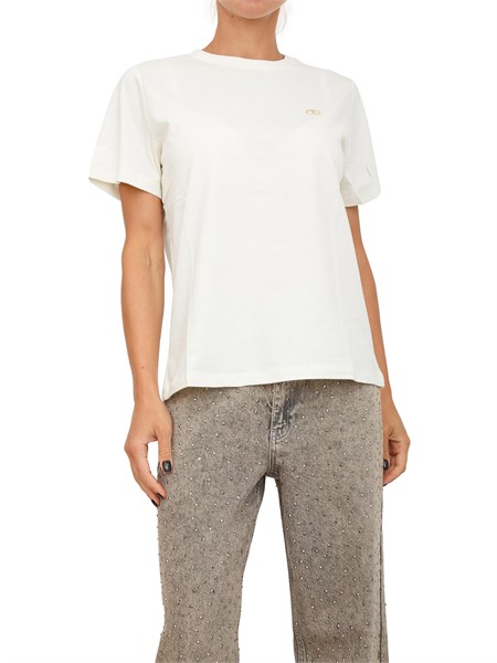 t shirt donna twin set bianco 252tp2057