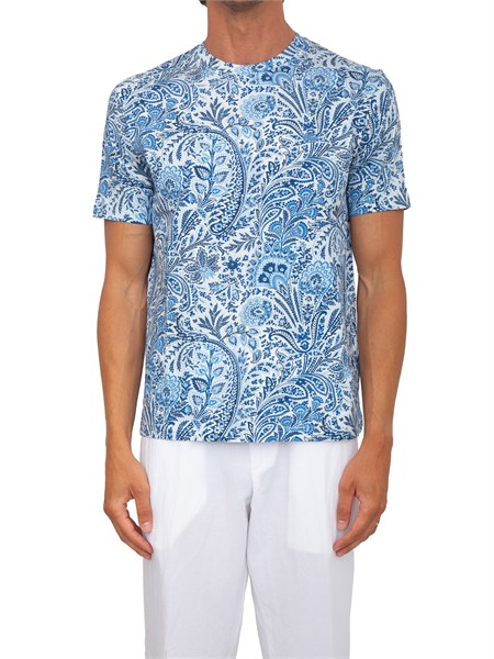 t shirt etro uomo fantasia paisley azzurra mrma0002akg28