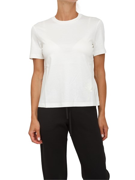 t shirt max mara mm in jersey di cotone bianco comodo