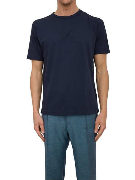 t shirt uomo cp company blu 18cmts133a006263g