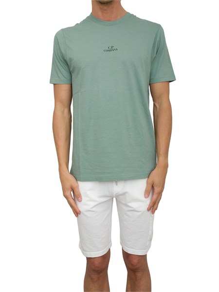 t shirt uomo cp company verde 16cmts141a006586w