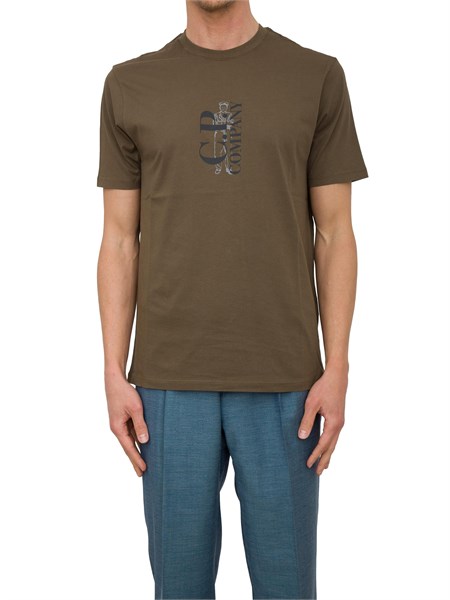 t shirt uomo cp company verde 18cmts138a005100w