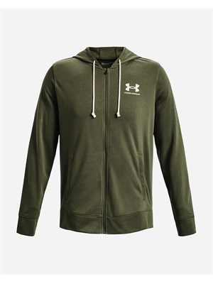 UNDER ARMOUR UNDER ARMOUR 1370409 0390 Felpa Fz Verde Uomo in Felpe