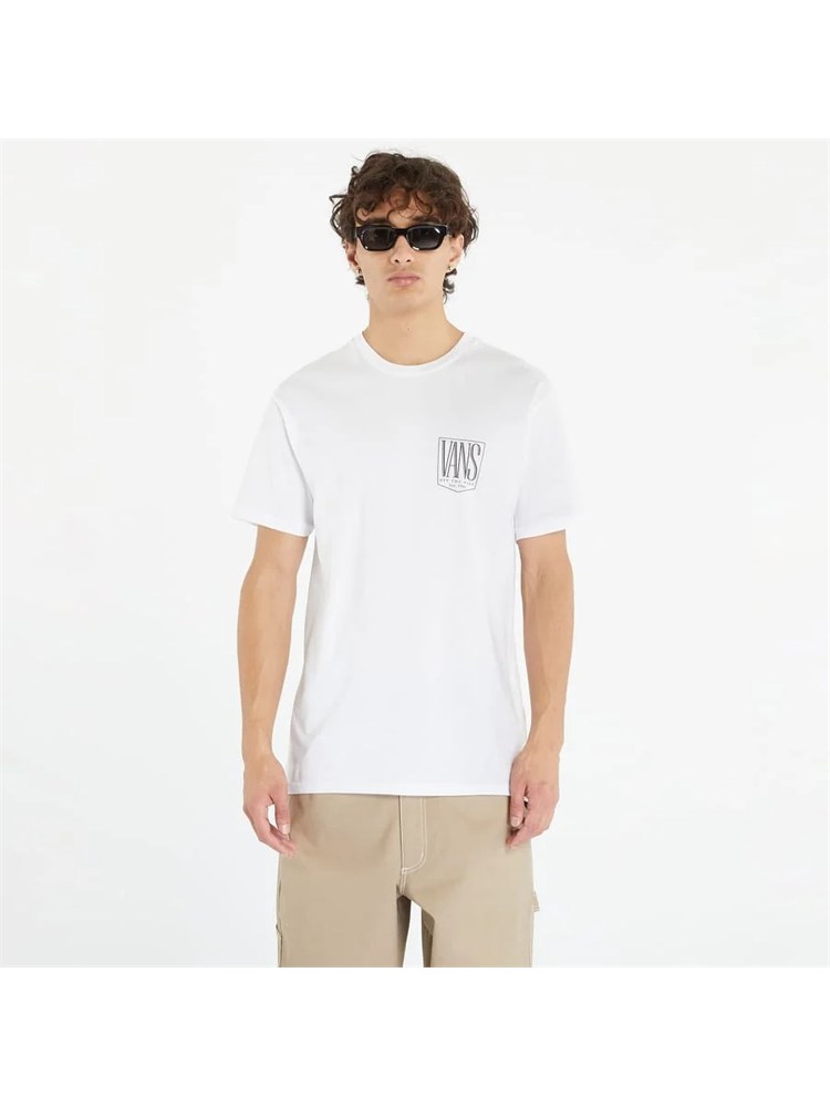 VANS VANS Vn0008S9WHT1 Tee Original Bianco Uomo