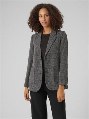 VERO MODA VERO MODA 10294352 Blk Vmgeorgia Blazer Nero-Bianco Donna in Giacche