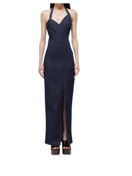 vestito donna blugirl blu denim ra6071d4992