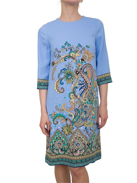 vestito donna etro azzurro wrha0070ak782