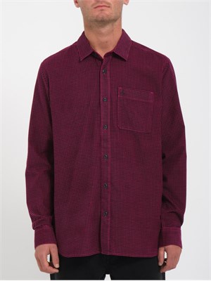 VOLCOM VOLCOM A0532307 Cam Wine Zander Rosso Uomo in Camicie